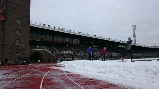 Stadion i januari